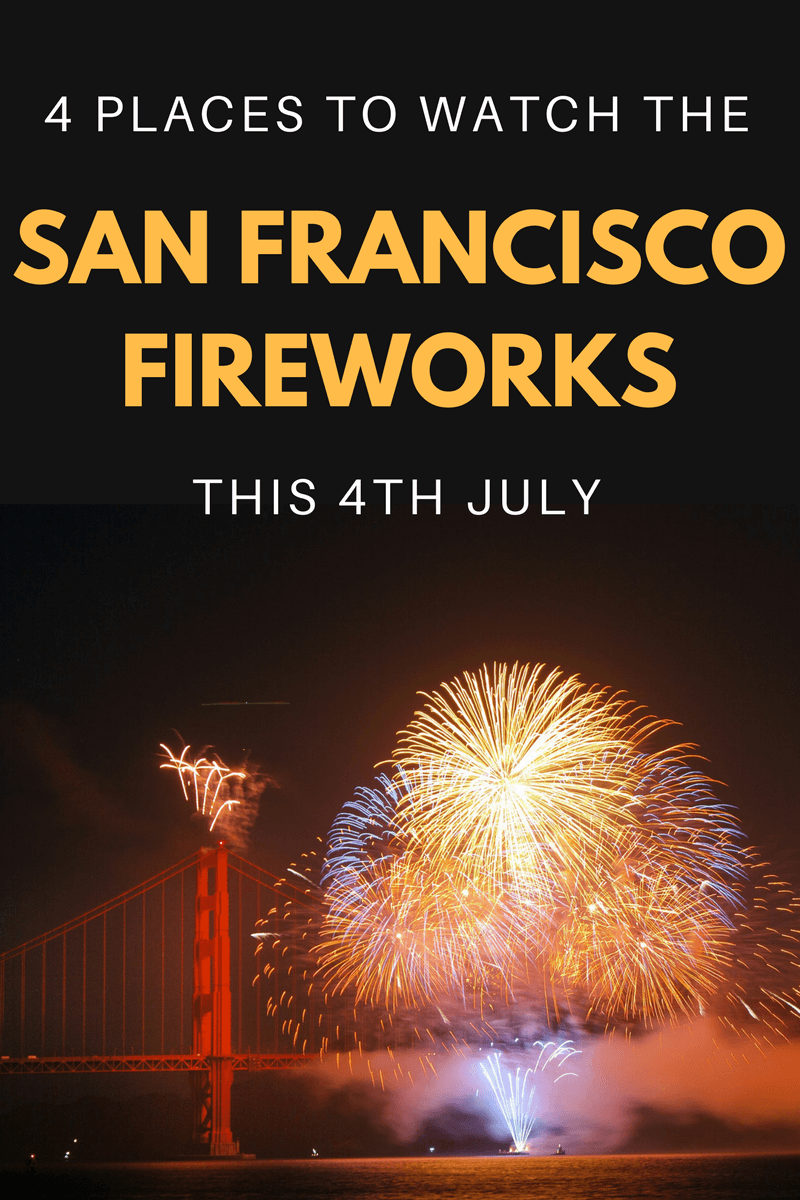 Catch the best glimpse of the fireworks in San Francisco this Independence Day with these 4 unique viewing points surrounding the bay...