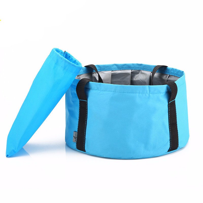 Happy Camper Portable Folding Wash Basin - Summer Travel Gifts For Female Travelers