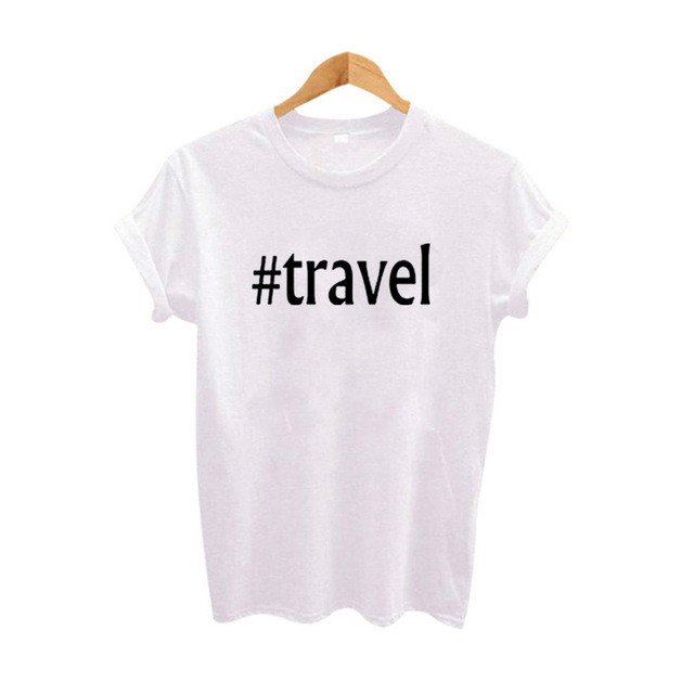 Hashtag Travel Women's Tee - Summer Travel Gifts For Female Travelers