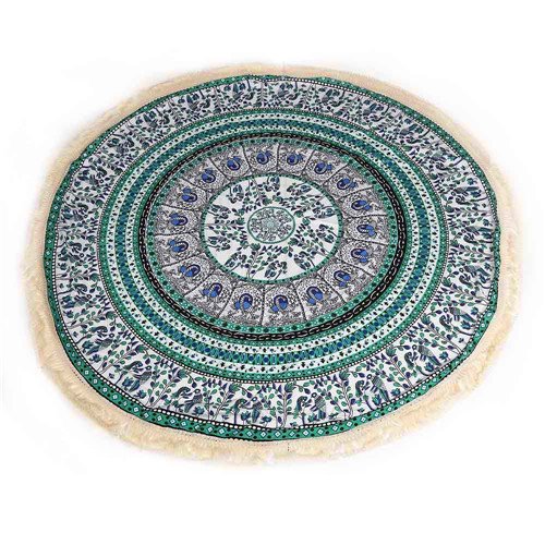 Kaleidoscope Mandala Tassel Roundie - Summer Travel Gifts For Female Travelers