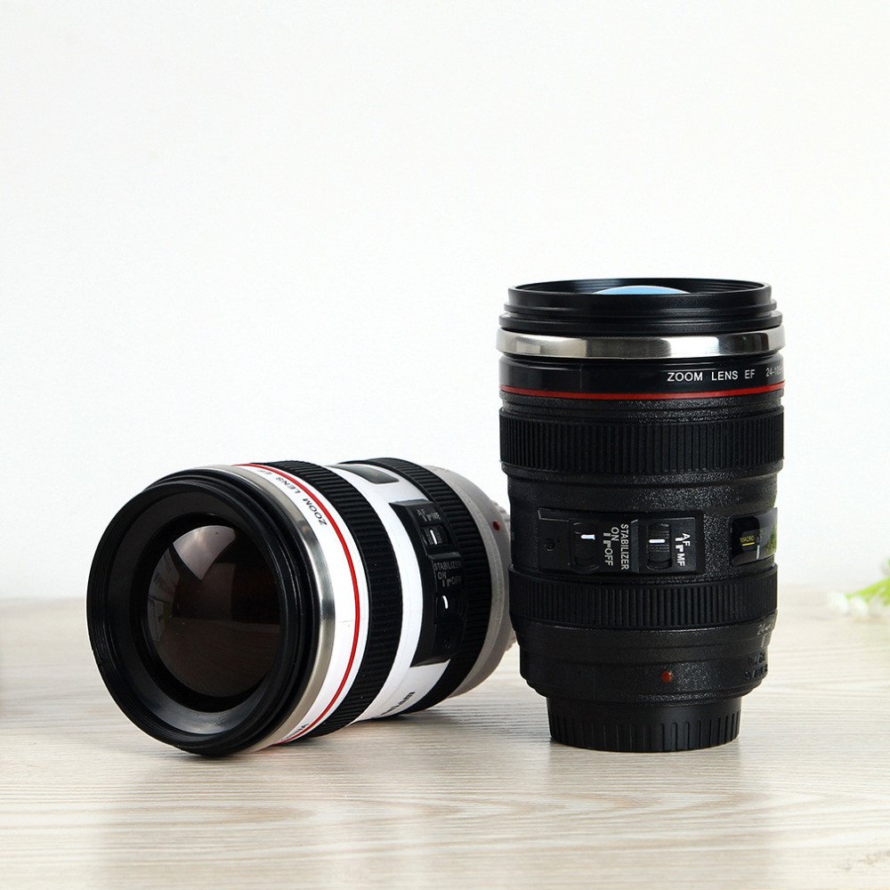 Mugshot Camera Lens Travel Mug - Summer Travel Gifts For Female Travelers