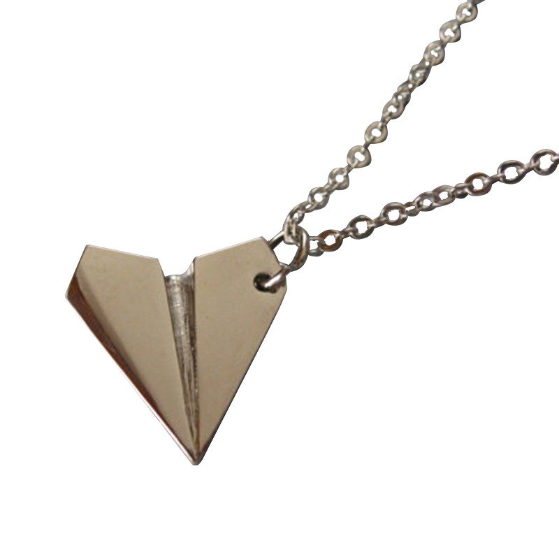 Paper Airplane Necklace - Summer Travel Gifts For Female Travelers