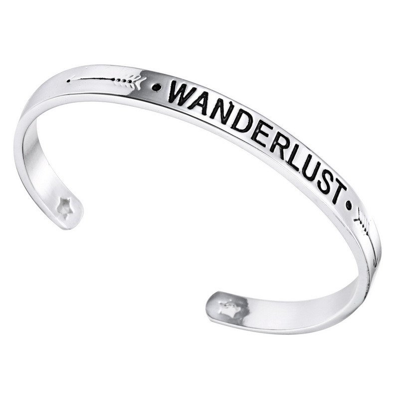 Wanderlust Bangle - Summer Travel Gifts For Female Travelers