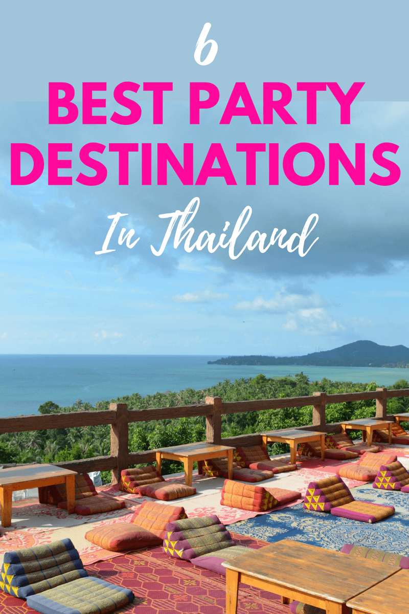 Planning a trip to Thailand to get your party game on? Here are 6 of the best beaches and islands in Thailand for the ultimate party experience!
