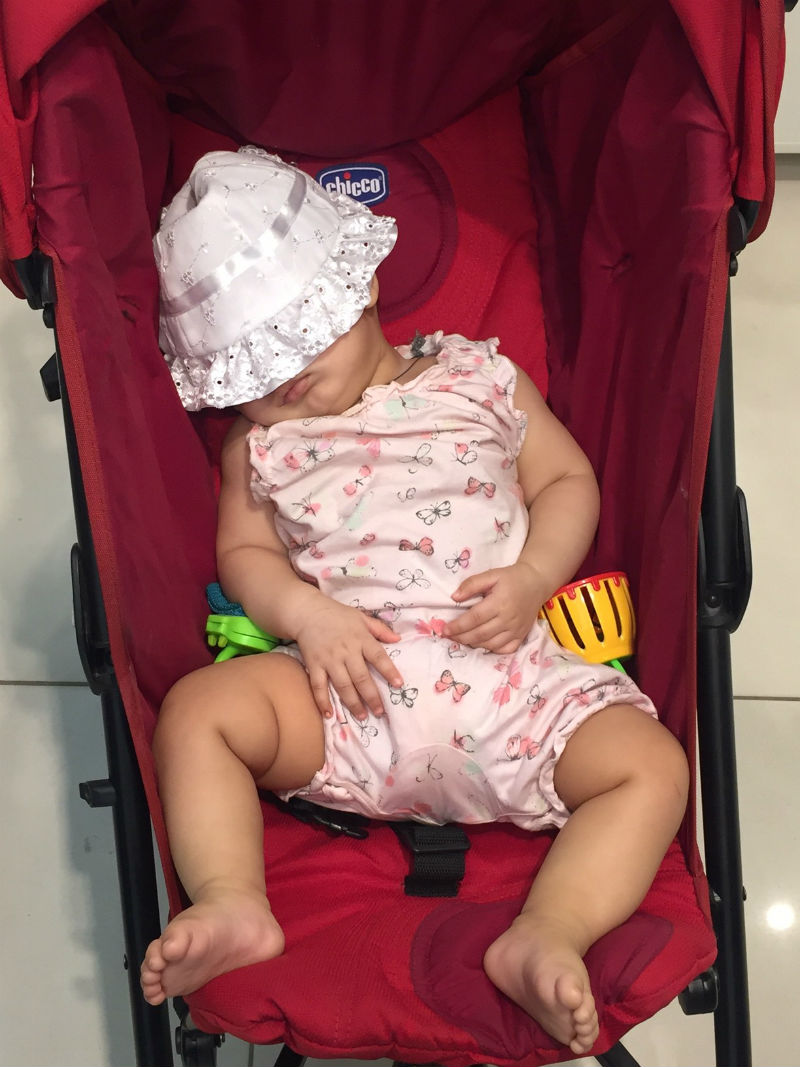Traveling with a baby: Sleeping while out and about