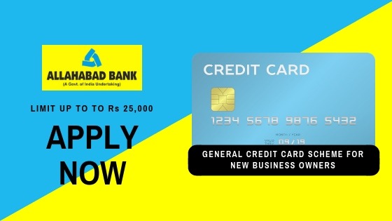 Allahabad Bank General Credit Card – How to Apply? - StoryV Travel &  Lifestyle