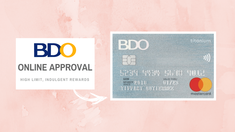 BDO Titanium Credit Card How To Apply StoryV Travel Lifestyle