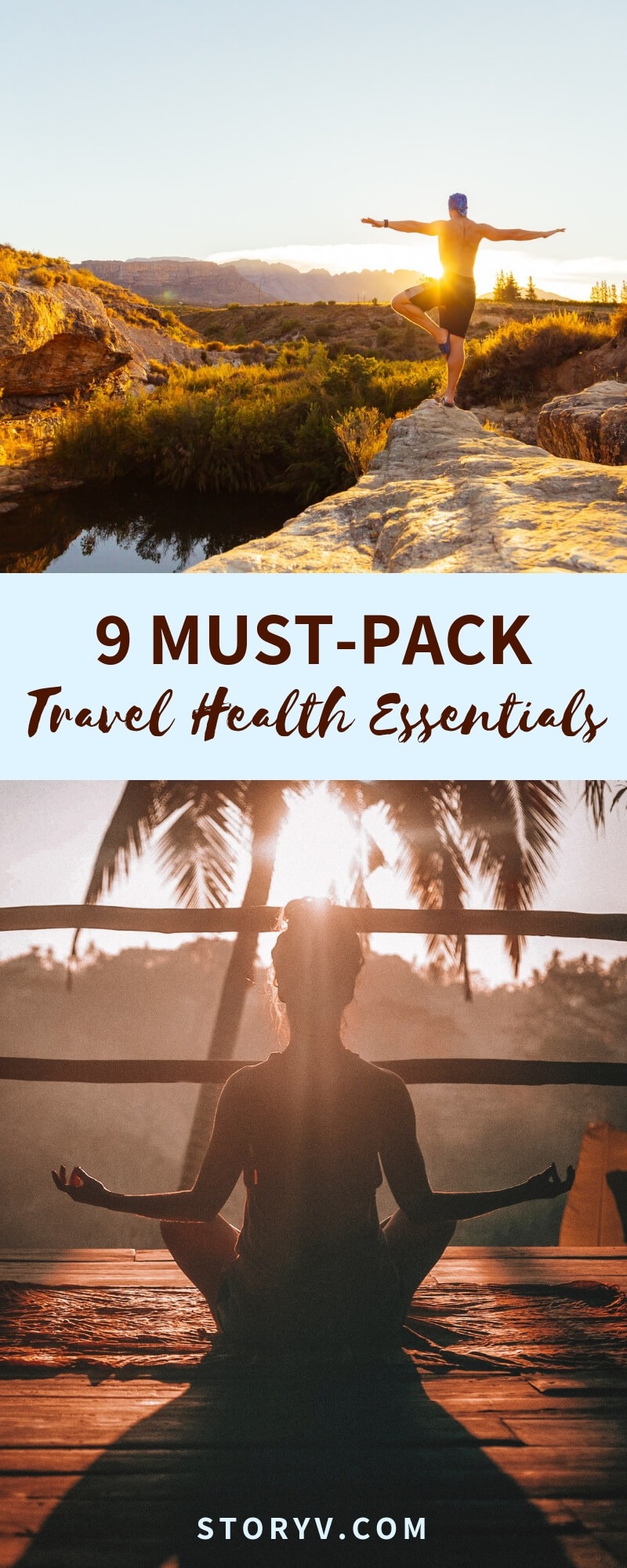 Stay healthy while traveling by putting these 9 travel health essentials on your packing list. Don't travel abroad without them!