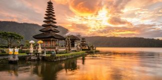 A View of Puru Bratan Temple, Indonesia