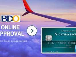 Looking for a flexible credit card you can use worldwide? Want to receive BONUS perks and privileges... Just for traveling? The BDO Cathay Pacific American Express Credit Card offers all this and more. Here's how to apply.