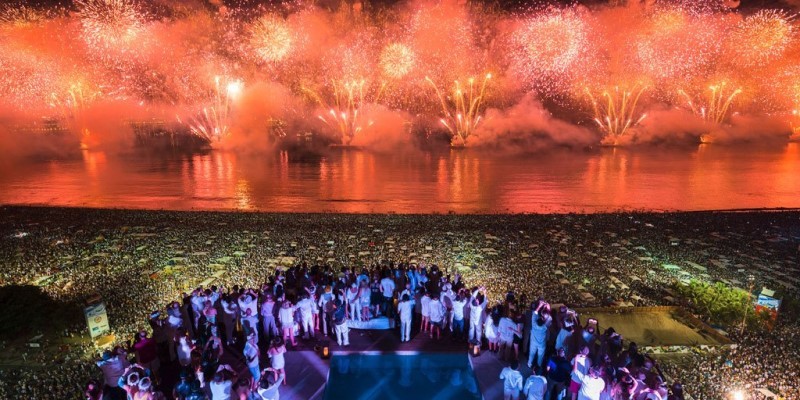 Best New year's eve rooftop parties in Fasano Hotel, Rio de Janeiro.