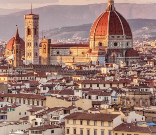 One of the most walkable cities in the world, Florence in Italy.