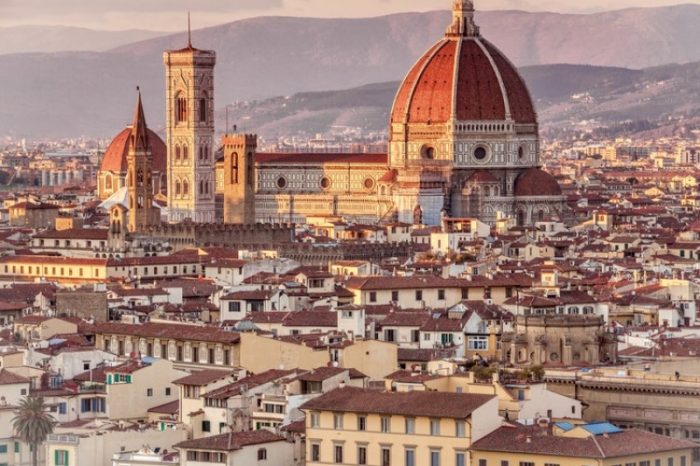 One of the most walkable cities in the world, Florence in Italy.