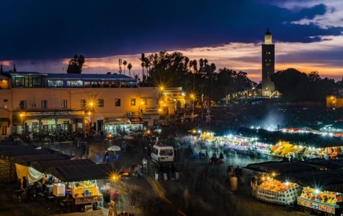 One of the most walkable cities in the world, Marrakesh in Morocco.