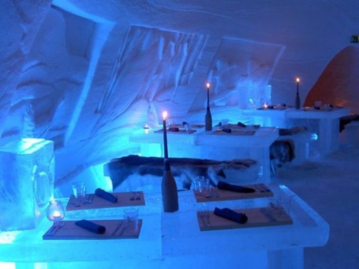 The SnowHotel at the SnowCastle Resort in Kemi, Finland