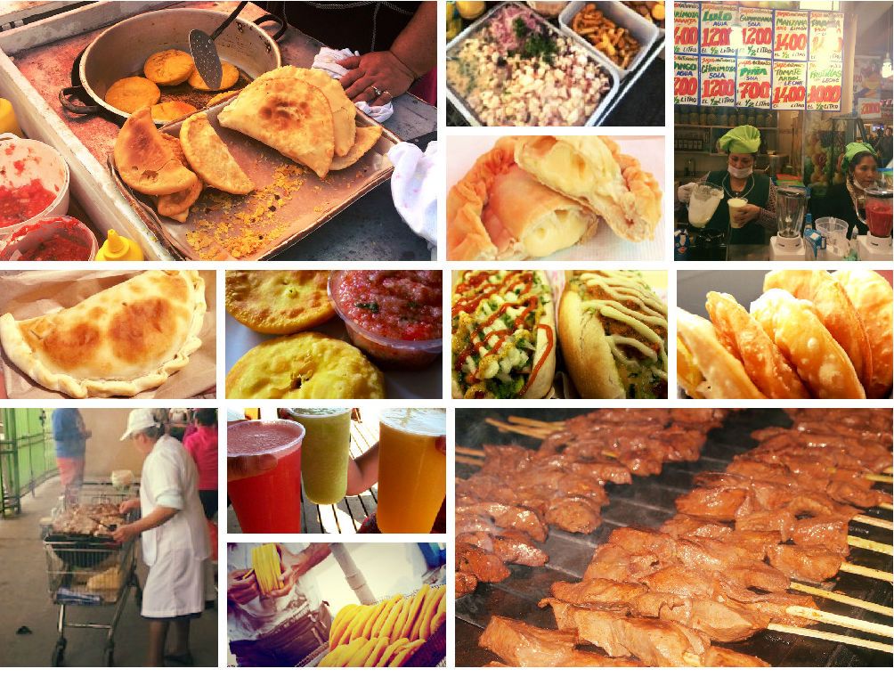 Street food in Santiago