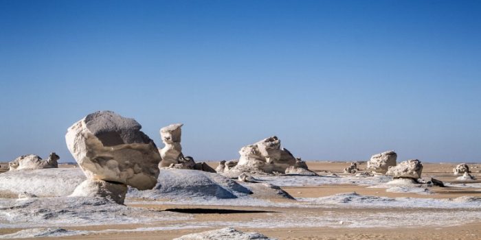 White Desert, Egypt, one of the beautiful desert in the world