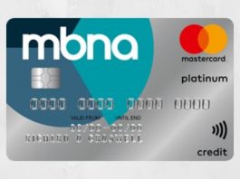MBNA offers purchase credit cards.