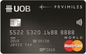 uob prvi miles credit card