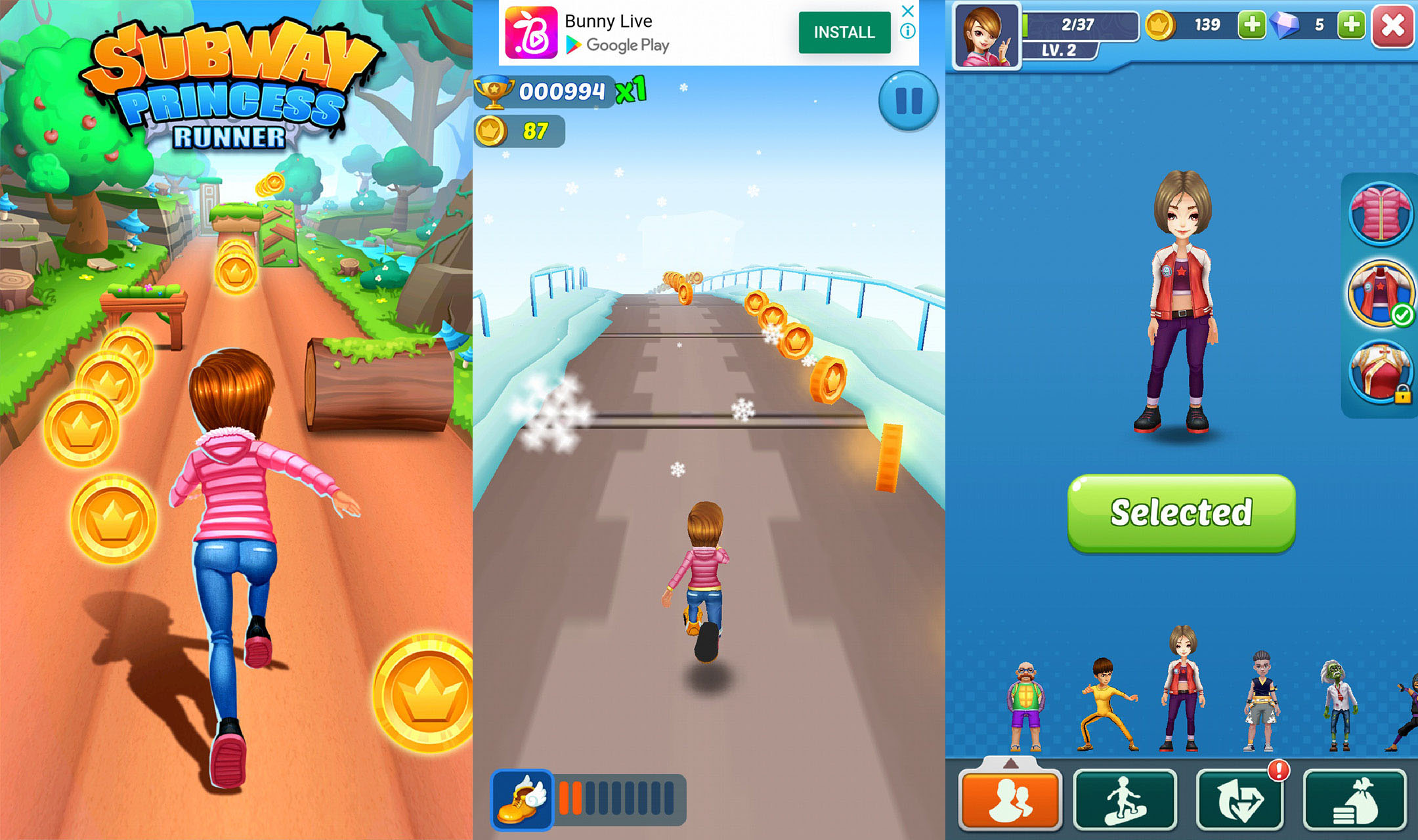 subway princess runner game app download